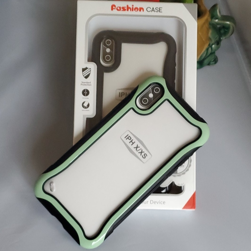 iPhone X/Xs back case with free 9H Tempered glass